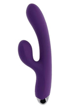 Load image into Gallery viewer, Playboy New Crush Rechargeable Silicone Dual Vibrator - Purple
