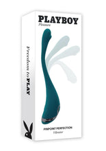 Load image into Gallery viewer, Playboy Pinpoint Perfection Rechargeable Silicone Vibrator - Green
