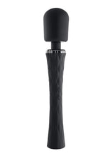 Load image into Gallery viewer, Playboy Royal Rechargeable Silicone Vibrating Massage Wand - Black
