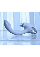 Load image into Gallery viewer, Playboy Sapphire Sky Rechargeable Silicone Dual Vibrator
