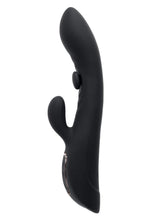 Load image into Gallery viewer, Playboy That's The Spot Rechargeable Silicone Dual Stimulating Vibrator - Black
