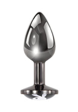 Load image into Gallery viewer, Playboy Tux Metal Anal Plug - Black/Metal - Small
