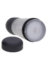 Load image into Gallery viewer, Playboy Whirlwind Rechargeable Thrusting and Spinning Stroker - Black
