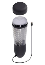 Load image into Gallery viewer, Playboy Whirlwind Rechargeable Thrusting and Spinning Stroker
