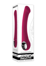 Load image into Gallery viewer, Pleasure Curve Rechargeable Silicone G-Spot Vibrator - Red
