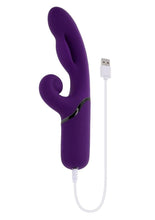 Load image into Gallery viewer, Pleasure Puff Rechargeable Silicone Expandable Rabbit Vibrator
