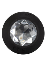 Load image into Gallery viewer, Power Gem Vibrating Petite Crystal Probe Silicone Rechargeable Butt Plug
