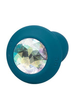 Load image into Gallery viewer, Power Gem Vibrating Petite Crystal Probe Silicone Rechargeable Butt Plug
