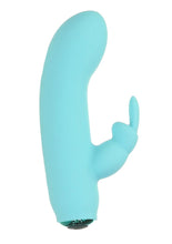 Load image into Gallery viewer, Powerbullet Alice's Bunny Silicone Rechargeable Rabbit Vibrator - Teal
