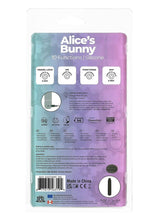 Load image into Gallery viewer, Powerbullet Alice's Bunny Silicone Rechargeable Rabbit Vibrator
