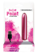 Load image into Gallery viewer, Powerbullet Bullet Point Rechargeable Vibrator - Pink
