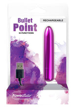 Load image into Gallery viewer, Powerbullet Bullet Point Rechargeable Vibrator - Purple
