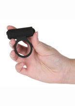 Load image into Gallery viewer, Powerbullet Cosmic Ring Rechargeable Silicone Vibrating Cock Ring
