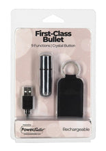 Load image into Gallery viewer, Powerbullet First Class Rechargeable Mini Bullet - Crystal/Silver
