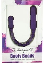 Load image into Gallery viewer, Powerbullet Rechargeable Silicone Booty Beads - Purple - 10in
