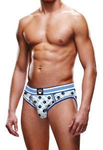Prowler Blue Paw Open Brief - XL (Blue)