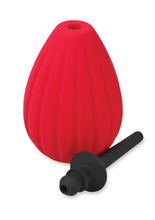 Load image into Gallery viewer, Prelude Silicone Enema Bulb Kit - Black/Red
