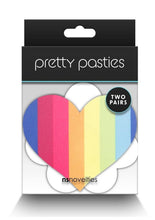 Load image into Gallery viewer, Pretty Pasties Pride Heart and Flower - Multicolor/Rainbow
