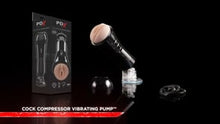 Load and play video in Gallery viewer, PDX Elite Rechargeable Cock Compressor Vibrating Masturbator - Pussy
