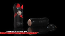 Load and play video in Gallery viewer, PDX Elite Vibrating Pussy with Bullet (Vanilla/Black)
