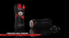 Load and play video in Gallery viewer, PDX Elite Vibrating Butt with Bullet (Vanilla/Black)

