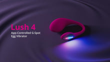 Load and play video in Gallery viewer, Lovense Lush 4.0 Bluetooth G-Spot Egg Camming Vibrator - Pink
