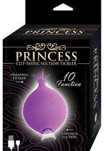 Load image into Gallery viewer, Princess Clit-Tastic Rechargeable Silicone Suction Tickler - Lavender/Purple
