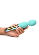 Load image into Gallery viewer, Prisms Vibra-Glass 10x Dual End Rechargeable Silicone Glass Wand
