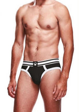 Load image into Gallery viewer, Prowler Black/White Brief - Black - Medium
