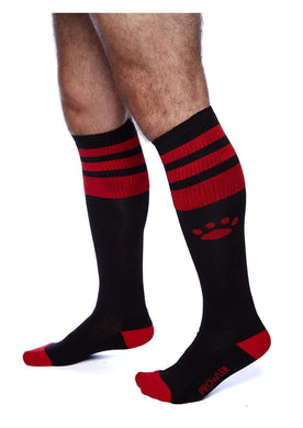Prowler Red Football Sock - Black/Multicolor/Red