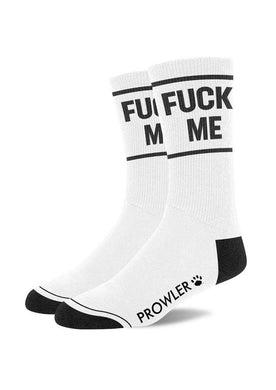 Prowler Red Fuck Me Socks - Black/White