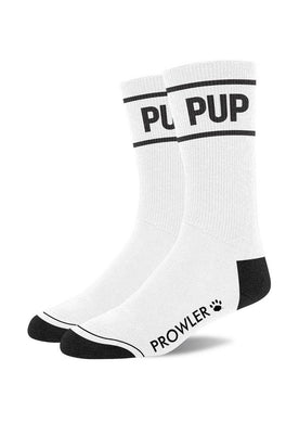Prowler Red Pup Socks - Black/White