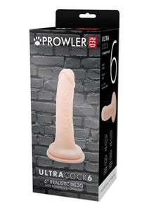 Prowler Red Ultra Cock Realistic Dildo - Vanilla - 6in