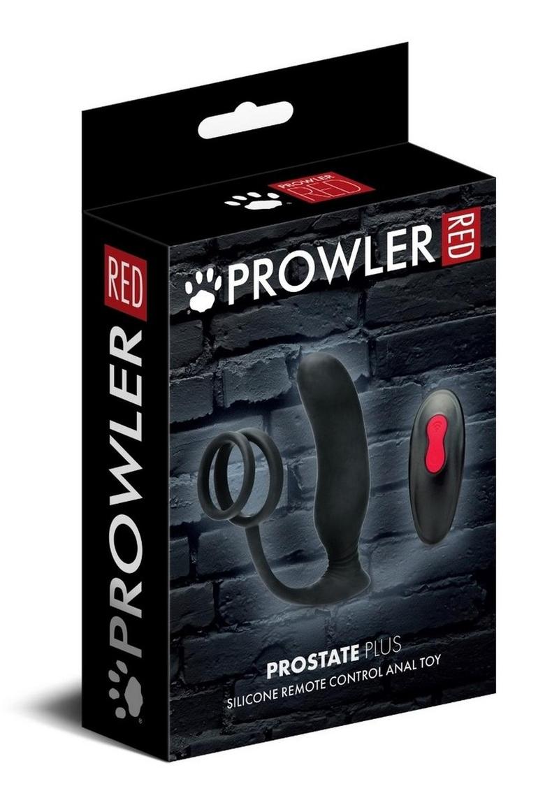 Prowler Red Vibrating Prostate Massager Plus - Black