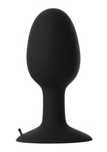 Load image into Gallery viewer, Prowler Weighted Butt Plug - Black - Large
