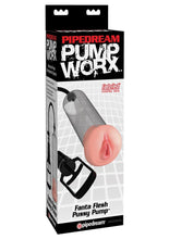 Load image into Gallery viewer, Pump Worx Fanta Flesh Pussy Penis Pump - Clear/Vanilla
