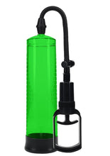 Load image into Gallery viewer, Pumped Basic Pump 2 Water Resistant Silicone Penis Pump - Green
