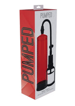 Load image into Gallery viewer, Pumped Basic Pump 2 Water Resistant Silicone Penis Pump - Red

