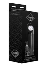 Load image into Gallery viewer, Pumped By Shots Deluxe Penis Pump with Advanced Psi Gauge - Black

