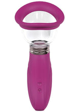 Load image into Gallery viewer, Pumped Delightful Automatic 5 Speed Silicone Rechargeable Vulva Clitoral Nipple and Breast Pump - Pink
