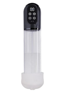 Pumped Engage 6 Function Automatic Rechargeable Penis Pump - Grey/Gun Metal