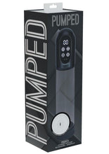 Load image into Gallery viewer, Pumped Engage 6 Function Automatic Rechargeable Penis Pump - Grey/Gun Metal
