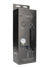 Load image into Gallery viewer, Pumped Lite Beginners Pump with Psi Gage - Black
