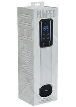 Load image into Gallery viewer, Pumped Megalift Automatic 6 Function Rechargeable Penis Pump - Black
