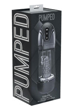 Load image into Gallery viewer, Pumped Sonicpull 10 Function Multimedia Enhanced Masturbator - Grey/Gun Metal
