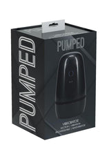 Load image into Gallery viewer, Pumped Vibrobator Pressure Suction 9 Function Vibrating Rechargeable Masturbator - Grey/Gun Metal
