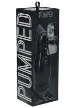Load image into Gallery viewer, Pumped Virtuo 10 Function Rechargeable Masturbator with Phone Attachment - Grey/Gun Metal

