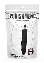 Load image into Gallery viewer, Punishment Fox Tail Silicone Butt Plug - Black
