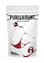 Load image into Gallery viewer, Punishment Silicone Ball Gag - Black
