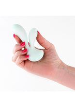 Load image into Gallery viewer, Pure Luna Rechargeable Silicone Rabbit Vibrator - Teal
